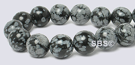 Snowflake Obsidian 8mm
