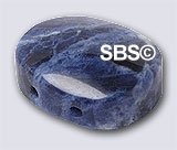 Sodalite 12x15 Flat Oval 2-Hole (12)