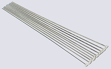 Sterling Silver Headpins 22 gauge 2 inch (10)