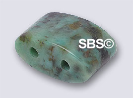 African Turquoise 6x12 2-Hole Oval (50)