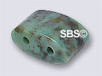 African Turquoise 6x12 2-Hole Oval (12)