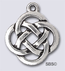 TierraCast Round Pendant Charm 