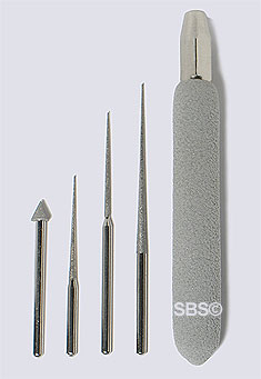 4 Piece (Foam) Diamond Reamer Set