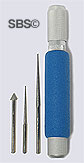 3 Piece (Comfort Grip) Diamond Reamer Set (made in USA)