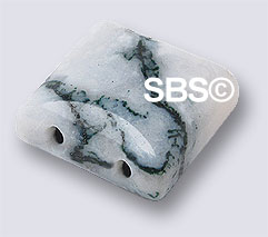 Tree Agate 10x10 2-Hole (100)