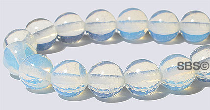 White Opal Glass 8mm