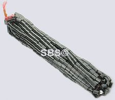 Magnetic Hematite 5x8 tube Beads (10 strands) AAA Grade