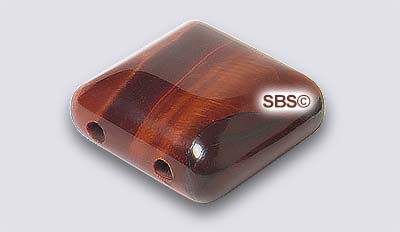 Gemstone 10mm x 10mm 2-Hole by the DOZEN