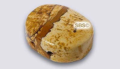 Gemstone 12mm x 15mm 2-Hole by the DOZEN