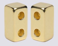 6mm x 12mm 2-Hole Magnetic CLASP Gold (1)