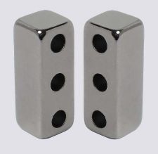 6x16 3-Hole Magnetic CLASP Hematite color (1)