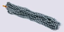 HIGH POWER Pearl Magnetic Hematite 6mm Beads - Indian Sapphire (10 strands)