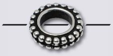 TierraCast 6mm Bead Frame - Silver Antique