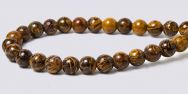 Cobra Jasper Gemstone Beads - 4mm Round