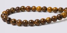 Cobra Jasper Gemstone Beads - 4mm Round