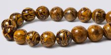 Cobra Jasper Gemstone Beads - 6mm Round
