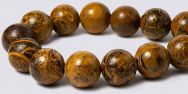 Cobra Jasper Gemstone Beads - 8mm Round
