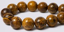 Cobra Jasper Gemstone Beads - 8mm Round