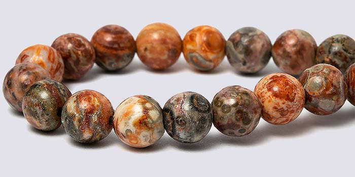 Gemstones - Rainbow Jasper Round Beads 8mm