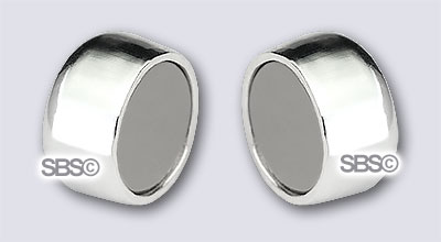 8mm MAG-LOK Magnetic Jewelry Clasp - STERLING SILVER - 1 set