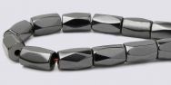 Magnetic Beads Hematite 5x8 faceted A-B Grade