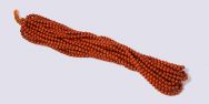 Pearl Magnetic Hematite 4mm Beads - Brick Red (10 strands)