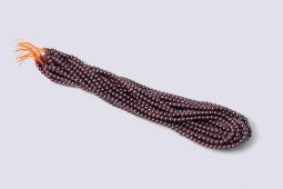Pearl Magnetic Hematite 4mm Beads - Deep Purple (10 strands)