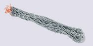 Pearl Magnetic Hematite 4mm Beads - Silver (10 strands)
