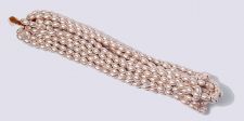 Pearl Magnetic Hematite 5x8mm Rice Beads - Light Pink (10 strands)