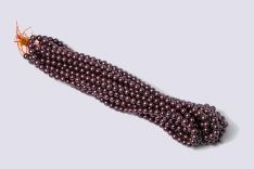 Pearl Magnetic Hematite 6mm Beads - Deep Purple (10 strands)