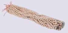 Pearl Magnetic Hematite 6mm Beads - Light Pink (10 strands)