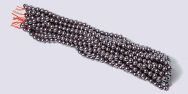 Pearl Magnetic Hematite 6mm Beads - Purple Smoke (10 strands)