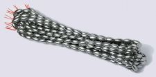 Pearl Magnetic Hematite 6x12mm Rice Beads - Oyster (10 strands)