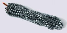 Pearl Magnetic Hematite 8mm Beads - Indian Sapphire (10 strands)