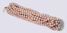 Pearl Magnetic Hematite 8mm Beads - Light Pink (10 strands)