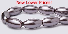 Magnetic Hematite Beads - Pearl