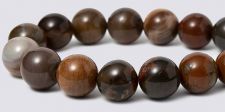 Petrified Agate Gemstone Beads - 8mm Round #2