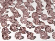 Preciosa Crystal 4mm Bicone Beads - Amethyst  (36) count