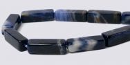 Sodalite Beads - 4x13 Rectangle