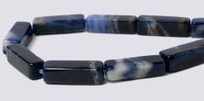 Sodalite Beads - 4x13 Rectangle