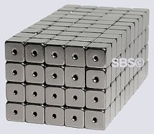 6mm x 6mm Magnetic CUBE Clasp Hematite Color (100)