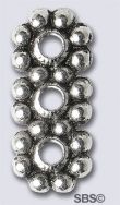Alloy 5x12.5mm 3-HOLE Daisy Spacer (10 grams)