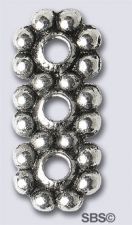 Alloy 5x12.5mm 3-HOLE Daisy Spacer (10 grams)