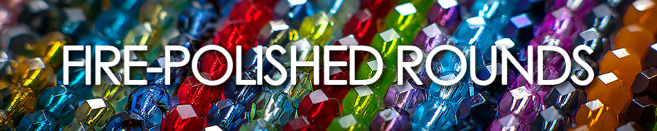 Czech Glass Beads - Fire Polished Rounds
