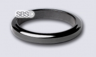 Magnetic Hematite 3mm "FLAT" Ring (size #6)