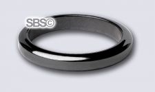 Magnetic Hematite 3mm "FLAT" Ring (size #6)
