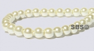 Pearl Magnetic Hematite Beads 4mm-Cream