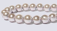 Pearl Magnetic Hematite Beads 6mm-Lavender