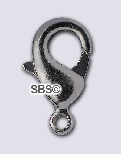 TierraCast 12mm Lobster Claw "White Brass"