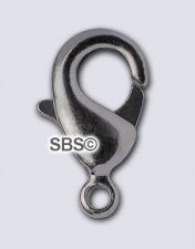 TierraCast 12mm Lobster Claw "White Brass"
